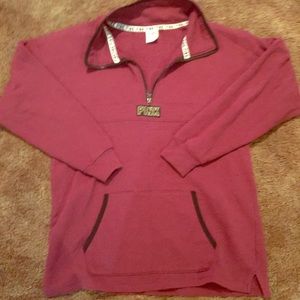 Victoria Secret Pink Graphic Quarter ZIP